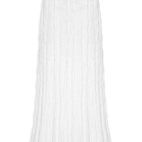 Saia Midi Em Renda - Off White