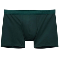 Cueca Boxer Em Algodão Premium Com Logótipo - Verde