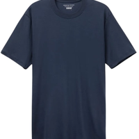 Camiseta De Manga Curta Em Algodão Premium Superlight - Azul