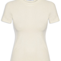 Camiseta Feminina Básica Manga Curta - Amarelo