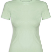 Camiseta Feminina Básica Manga Curta - Verde