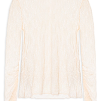 Blusa Feminina Rendinha Liquen - Bege
