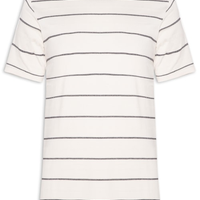 Camiseta Masculina Regular Fit Em Malha - Branco