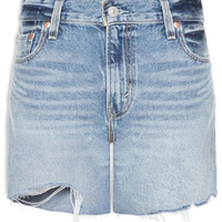 Short Feminino Ribcage Zip - Azul