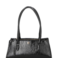Bolsa Feminina Pequena Verniz Show - Preto