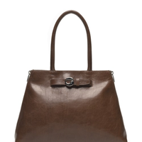 Bolsa De Mão Feminina Data Bag - Marrom