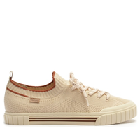Tênis Feminino Knit Alê - Bege