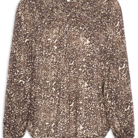 Blusa Feminina Pala Lastéx Estampa Kira - Animal Print
