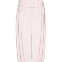 Calça Feminina Baggy Nylon Crema - Rosa