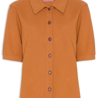 Camisa Feminina Polo Honey I26 - Laranja