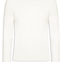Tricot Masculino Gola Alta Básico - Off White