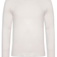 Tricot Masculino Gola Redonda Viscose - Cinza