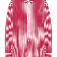 Camisa Feminina Oversized - Vermelho