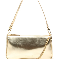 Bolsa Feminina Sintética Napa Iron Other - Dourado