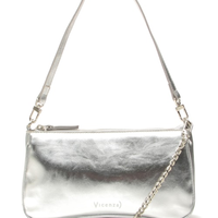 Bolsa Feminina Sintética Napa Iron Other - Prateado