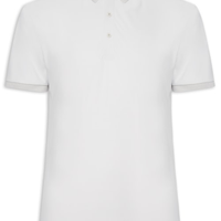 Polo Masculina Toque Gelado Sem Costura - Cinza