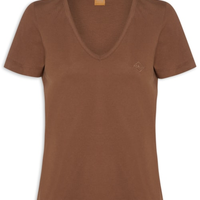 Camiseta Feminina - Marrom