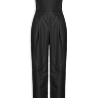 Macacão Feminino Corselet Prega E Vinco - Preto