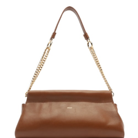 Bolsa Feminina Shoulder Couro Grande - Marrom