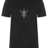 Camiseta Masculina Regular Vintage Surfing Star - Preto
