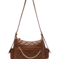 Bolsa Feminina Média Eco Soft Shine - Marrom