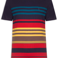 Camiseta Masculina Manga Curta Rapport - Azul