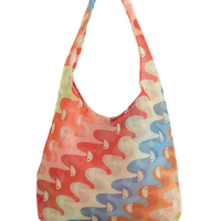 Bolsa Feminina Mesh Copatucano Multicolorido - Laranja