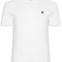 Polo Masculina Manga Curta Premium - Branco
