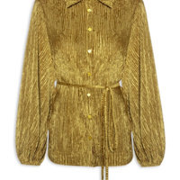 Camiseta Feminina Luar - Dourado
