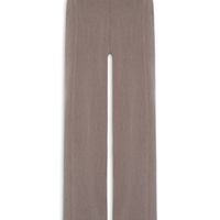Calça Feminina Pantalona com Recorte e cinto - Cinza