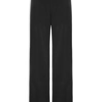 Calça Feminina Pantalona com Recorte e cinto - Preto