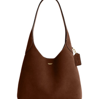 Bolsa Feminina Brooklyn Shoulder Suede 26 - Marrom