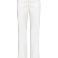 Calça Feminina Sarja Boot Cut - Off White