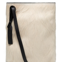 Bolsa Feminina Flat Pelo - Off White
