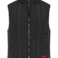 Colete Masculino Puffer Vertical Quilting Breno - Preto