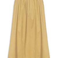 Saia Feminina Midi Maxi Godê -Bege