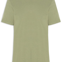 Camiseta Masculina Básica Em Algodão - Verde