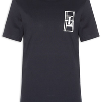 Camiseta Masculina Classic Fit Quadra - Preto