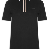 Polo Masculina Crew Neck TS-Logo Slim fit - Preto