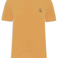 Camiseta Masculina Manga Curta CKJ Reissue Peito - Bege