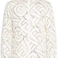 Jaqueta Masculina Full Logo Fashion - Branco