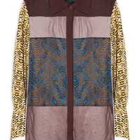 Camisa Feminina Est Geo Tigre - Animal Print