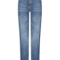Calça Feminina Jeans Boot Capri Cool Marcação - Azul
