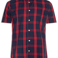 Camisa Masculina Manga Curta Matteo - Azul