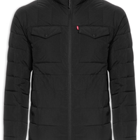 Jaqueta Masculina Puffer Matelassada - Preto