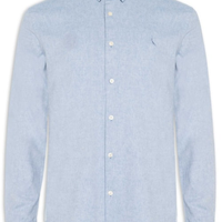 Camisa Masculina Manga Longa Ricardo - Azul
