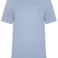 Camiseta Masculina Meia Malha - Azul