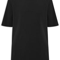 Camiseta Masculina Relaxed-Fit Crew Neck Daffl - Preto