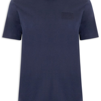 Camiseta Masculina Classic Fit Embossed - Azul