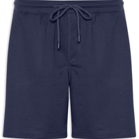 Bermuda Masculina Moletinho com Elástico Azul